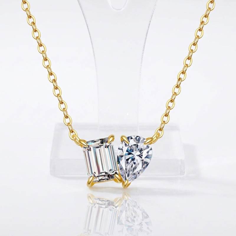 OEM ODM Factory Copper Cubiczirconia Link Chain Necklace 18K Gold Plated Personalized Wholesale Custom Jewelry