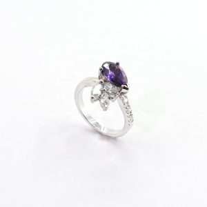 Wholesale 3ACubicZircornia Ring Custom Ring for Women